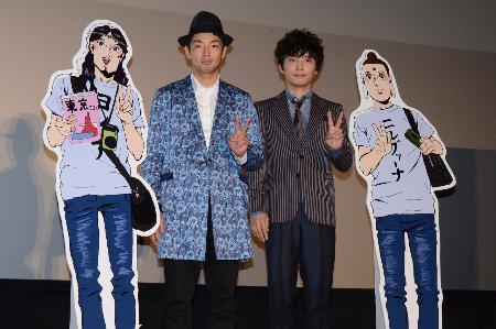 森山未來 星野源がシュールな舞台あいさつ イエス ブッダとピースサイン エンタメovo オーヴォ